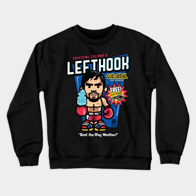 LeftHook Ice Drops Crewneck Sweatshirt by KDNJ